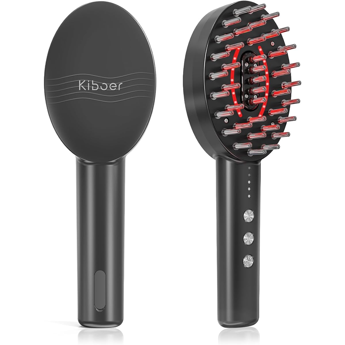 Kiboer Electric Brush, Electric Scalp Brush, Facial Beauty Device, Scalp, Face, Body, Multiple Uses, EMS RF EP 3D Vibration, LED Light Esthetics, Lotion Box Included, For Both Wet and Dry Use, For Women and Men, Respect for the Aged Day, Father's Day, Gi