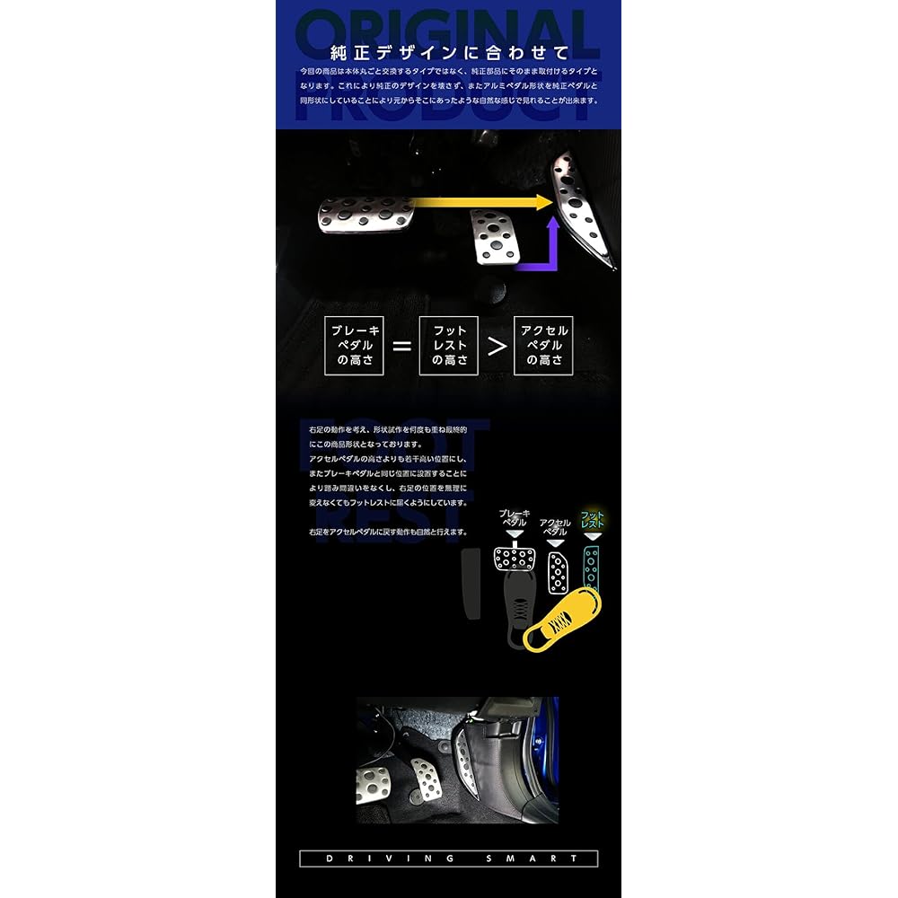 [axis-parts] Subaru Impreza Sports/G4 [Model: GT/GK] XV [Model: GT] Footrest with Kickguard (ST)