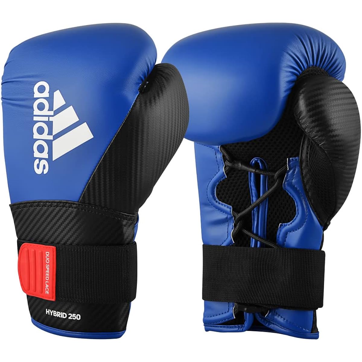 adidas Boxing Gloves Hybrid 250 ADIH250TG //Boxing Sparring Gloves Training Gloves (8oz, Blue)