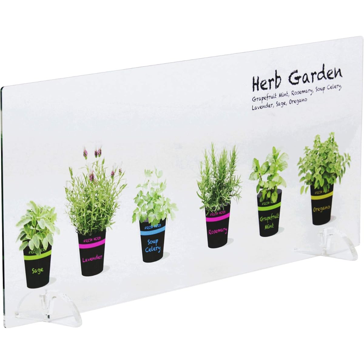 Yamato Chemical Kitchen Water Splash Guard Acrylic Board Flowerpot Herb 60cm