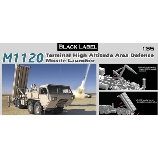 Black Label 1/35 US Army M1120 THAAD/Third Missile Launcher Plastic Model BL3605