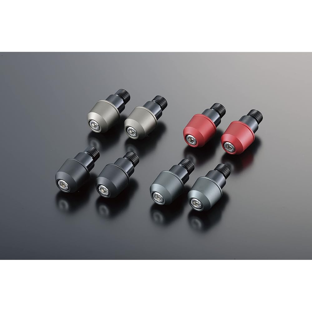 POSH Motorcycle Supplies Handlebar End Solid Bar End Yamaha Genuine Handle M16 Type MT-09 | MT-07 etc. Matte Red 031089-22-10 Bar End Cap