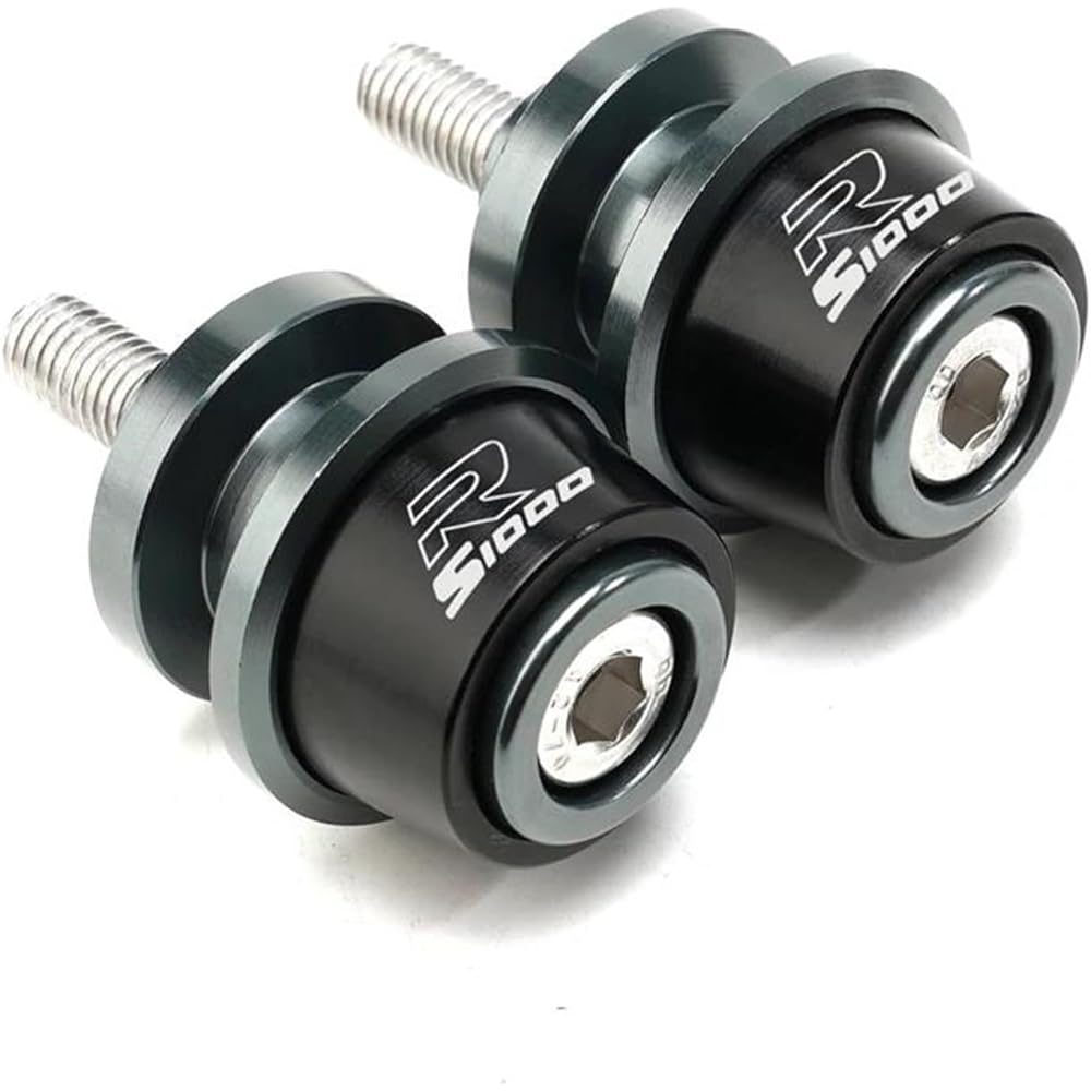 Bike Stand Swing Arm Slider Motorcycle Accessories M8 8mm CNC Swing Arm Spool Slider For S1000R S1000RR 2014 2015 2016 2017 2018 2019 2020 2021 2022 (Color: Titanium, Size: B)