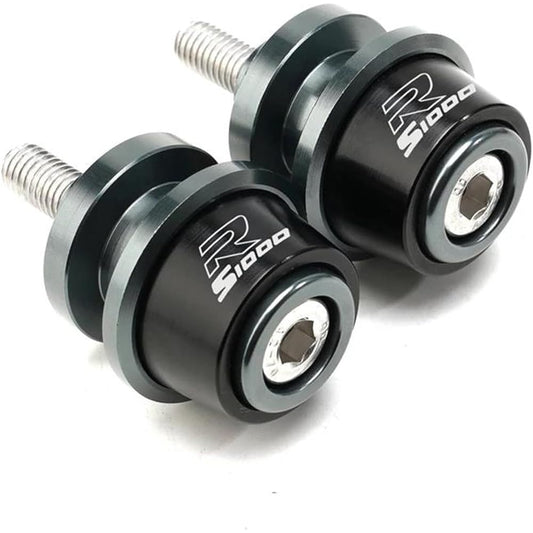 Bike Stand Swing Arm Slider Motorcycle Accessories M8 8mm CNC Swing Arm Spool Slider For S1000R S1000RR 2014 2015 2016 2017 2018 2019 2020 2021 2022 (Color: Titanium, Size: B)