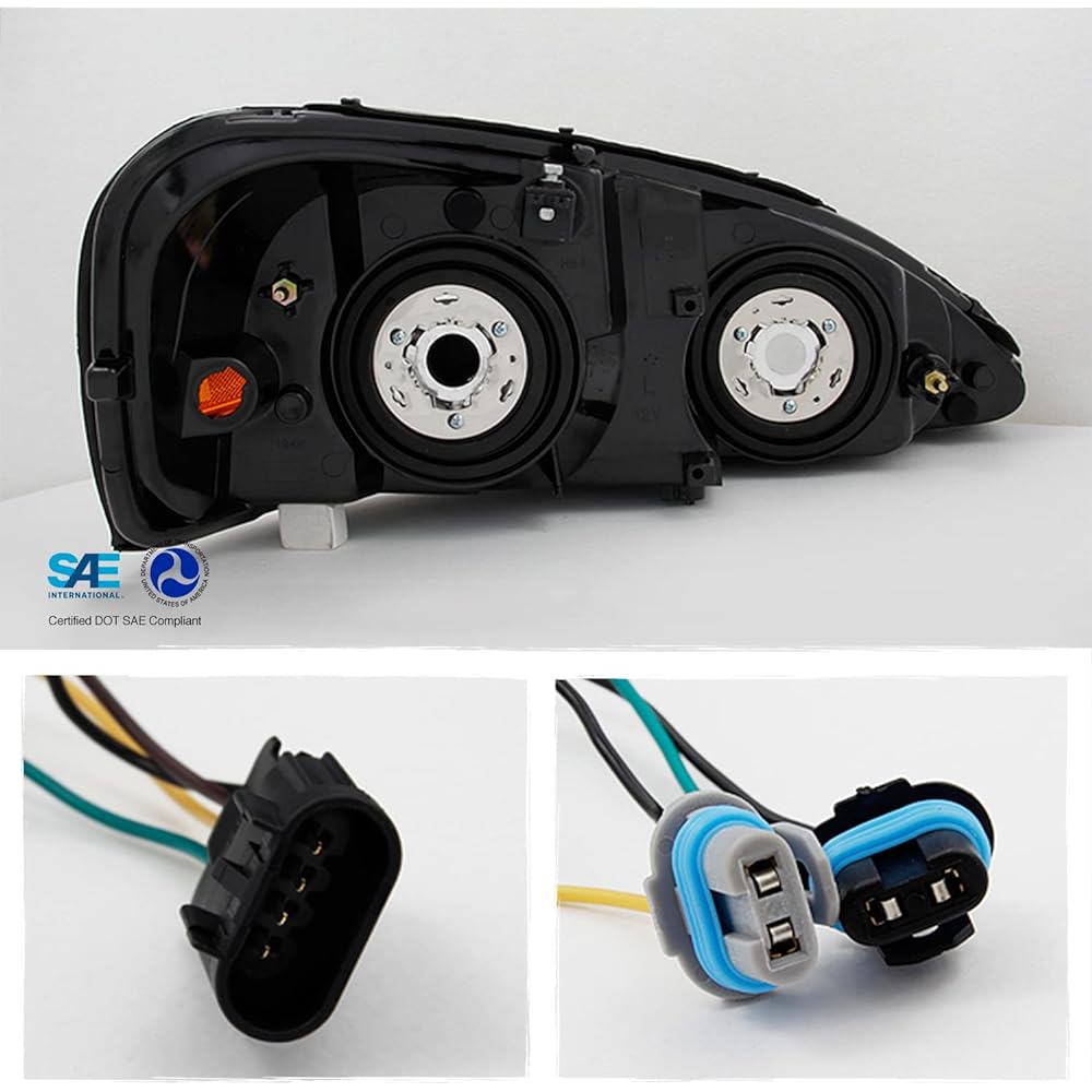 2005 2005 2006 2007 2008 Pontiac Grand Prix left+right headlight headlamp replacement pair set