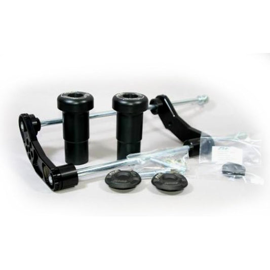 GSG Mototechnik SUZUKI 99'-12' GSX1300R Hayabusa Frame Slider Racing Black Anodized Finish