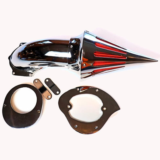 Drag Star 400 Hyper Air Cleaner Air Filter Yamaha 4TR VH01J Cab Car Custom DS Standard Classic OK (Silver)