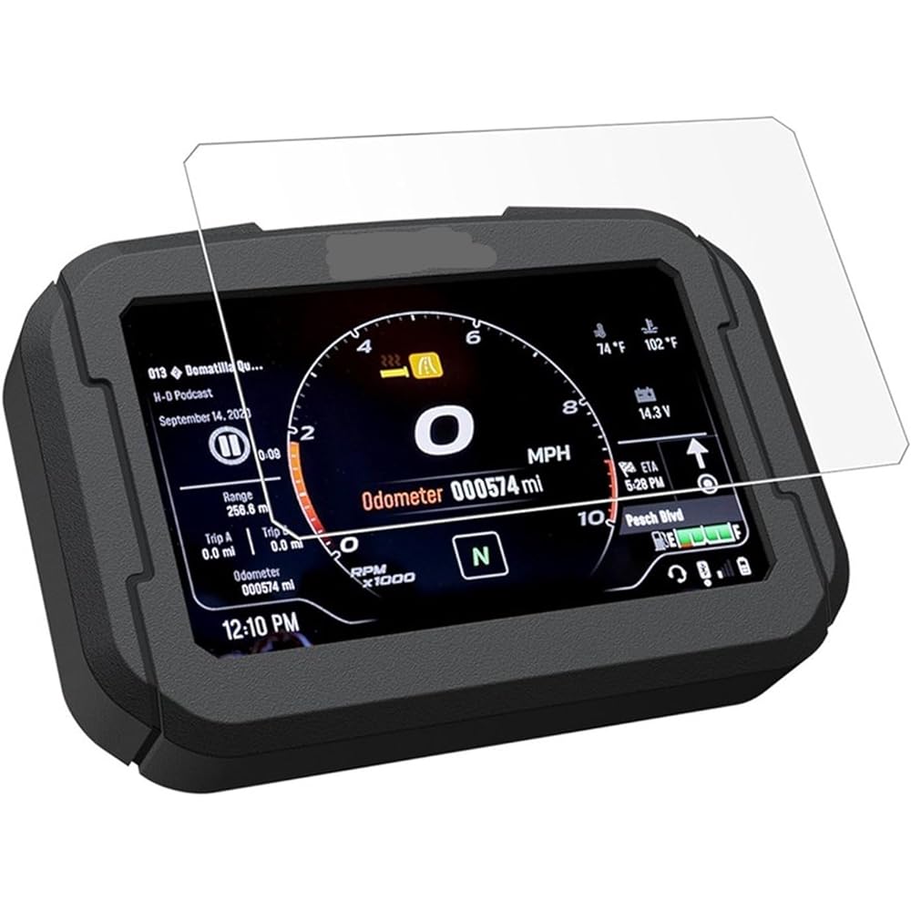 DEMUR Motorcycle Accessories Cluster Scratch Protection Film Screen Protector For Harley-Davidson Pan America 1250 S PA1250 RA1250 S Dashboard Screen Protector (Size : 5 PCS)