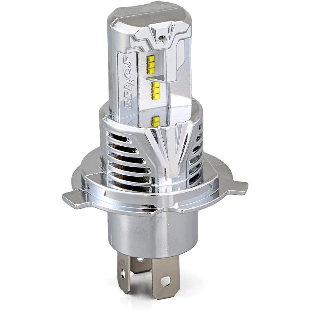 Daytona BELLOF Motorcycle LED H4 Headlight Bulb 2500 Lumens Precious Ray Z2 4500K (Bulb Color) 35479
