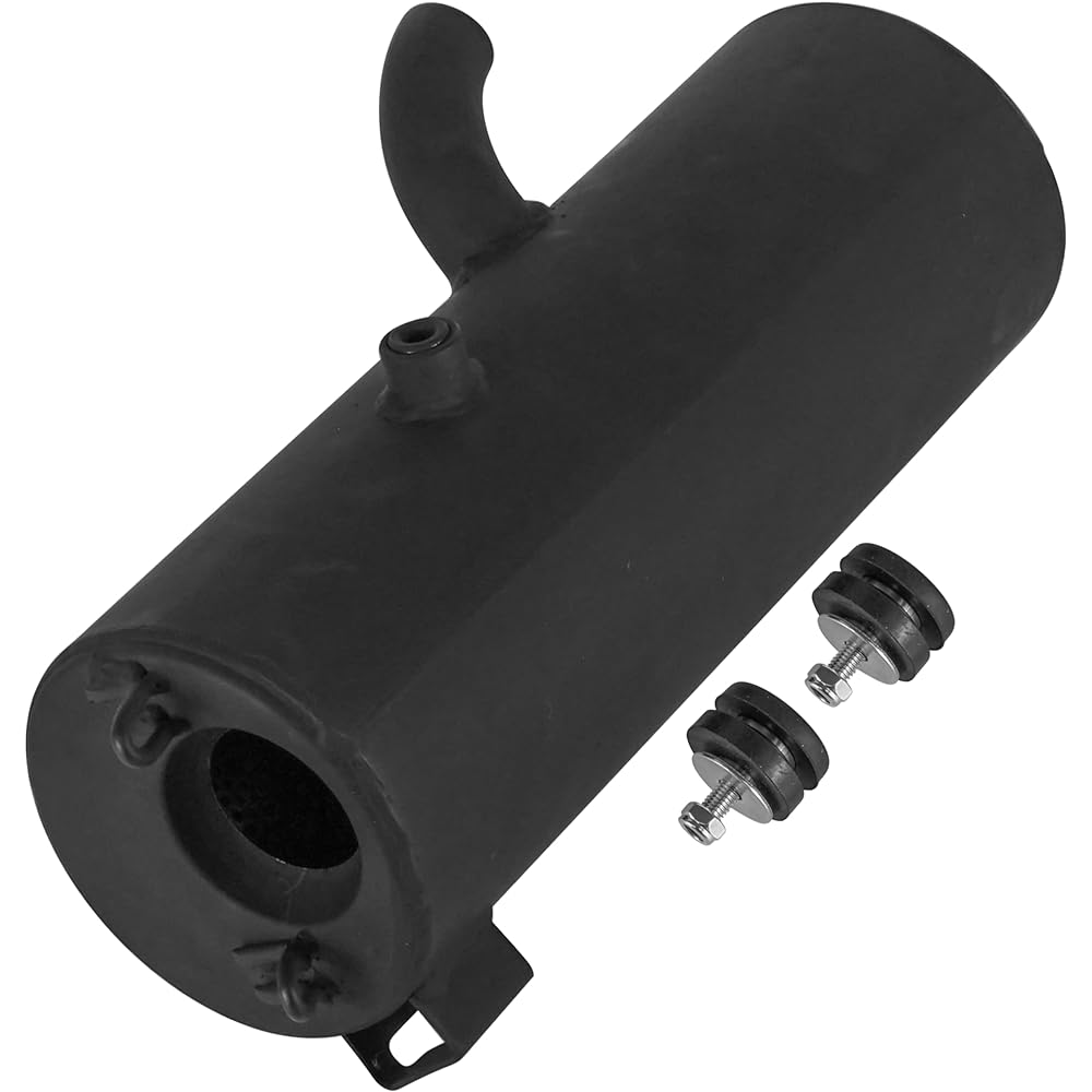 Caltric Black Exhaust Muffler Silencer Polaris Sportsman 500 4X4 HO 2001-2013