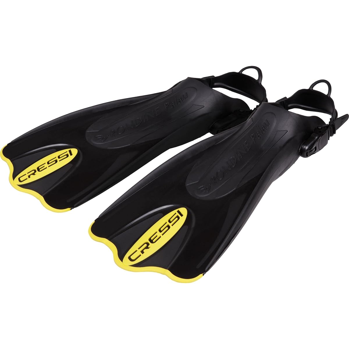 CRESSI Snorkeling Swim Fin [PALAU SAF] Open heel short blade that can be worn with bare feet Blue/Azur [Genuine product]