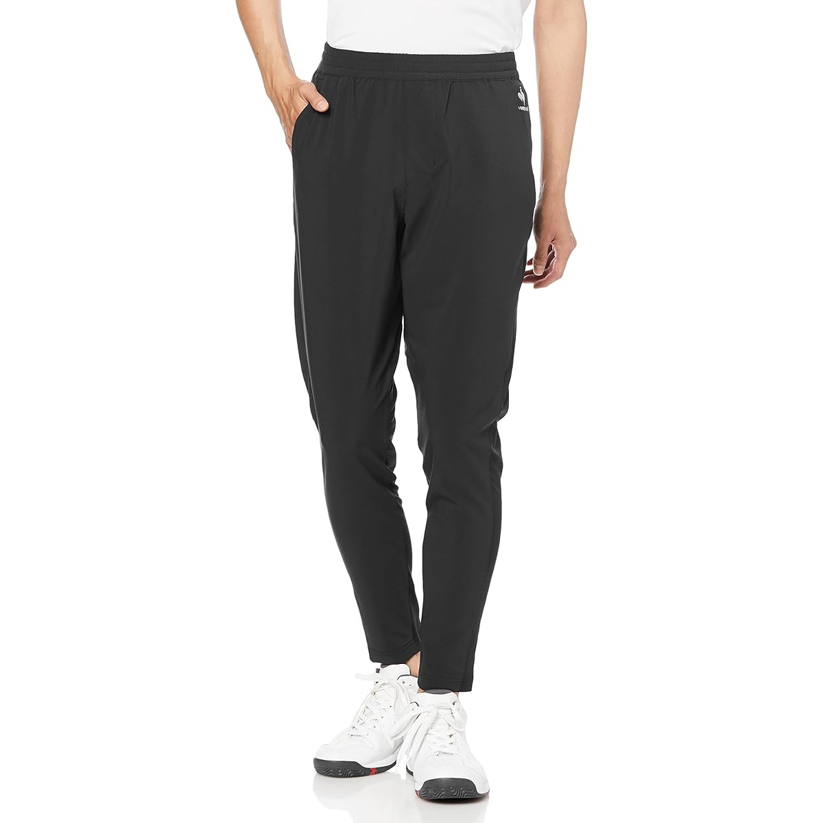 [Le Coq Sportif] Long Pants (Single Item) Tennis Heat Navi Antibacterial Pocket