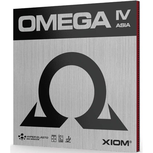 XION Table Tennis Rubber Soft Back Omega 4 Asia 10331