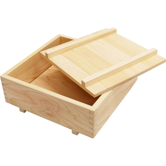 Ichihara Woodworks Pressed Sushi Mold Cypress Tree Woman Pressed Sushi Utensil Box Sushi No. 9 27 x 27 x 8.5cm 4971421041247