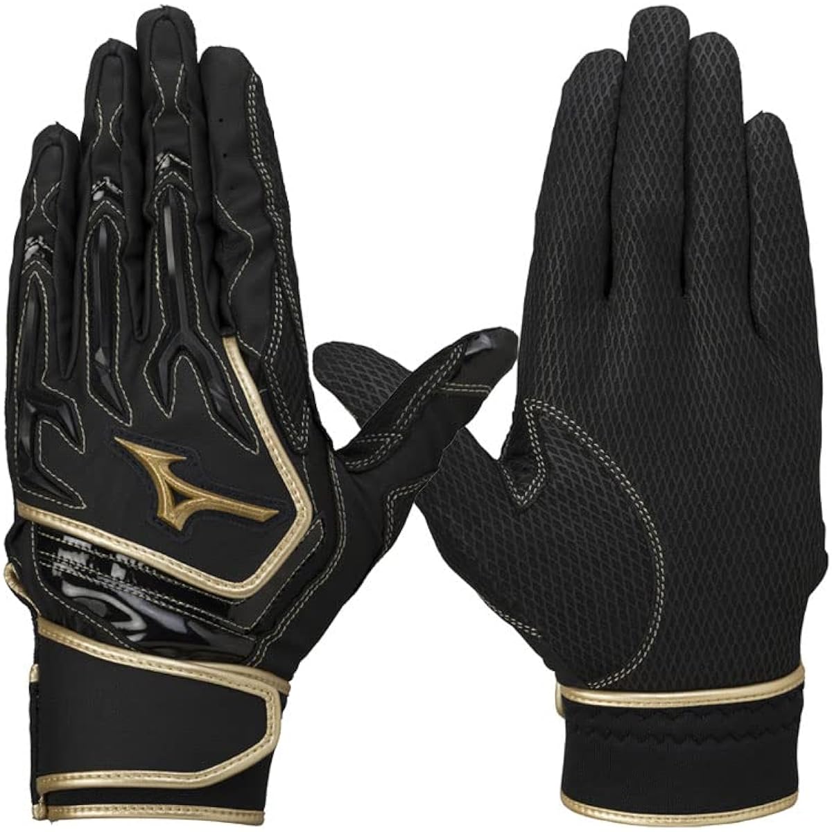 Mizuno MIZUNO Mizuno Pro Silicone Power Arc W Two-handed Baseball Gloves Batting Gloves 22AW(1EJEA813)