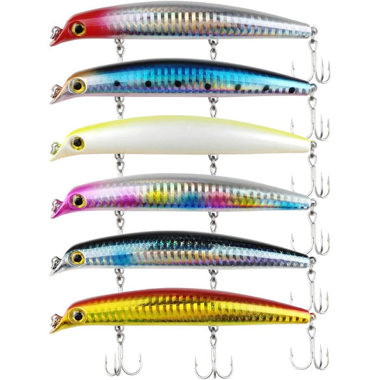 Orrud fishing gear 12cm 16g lipless minnow B 6 colors set qb100190