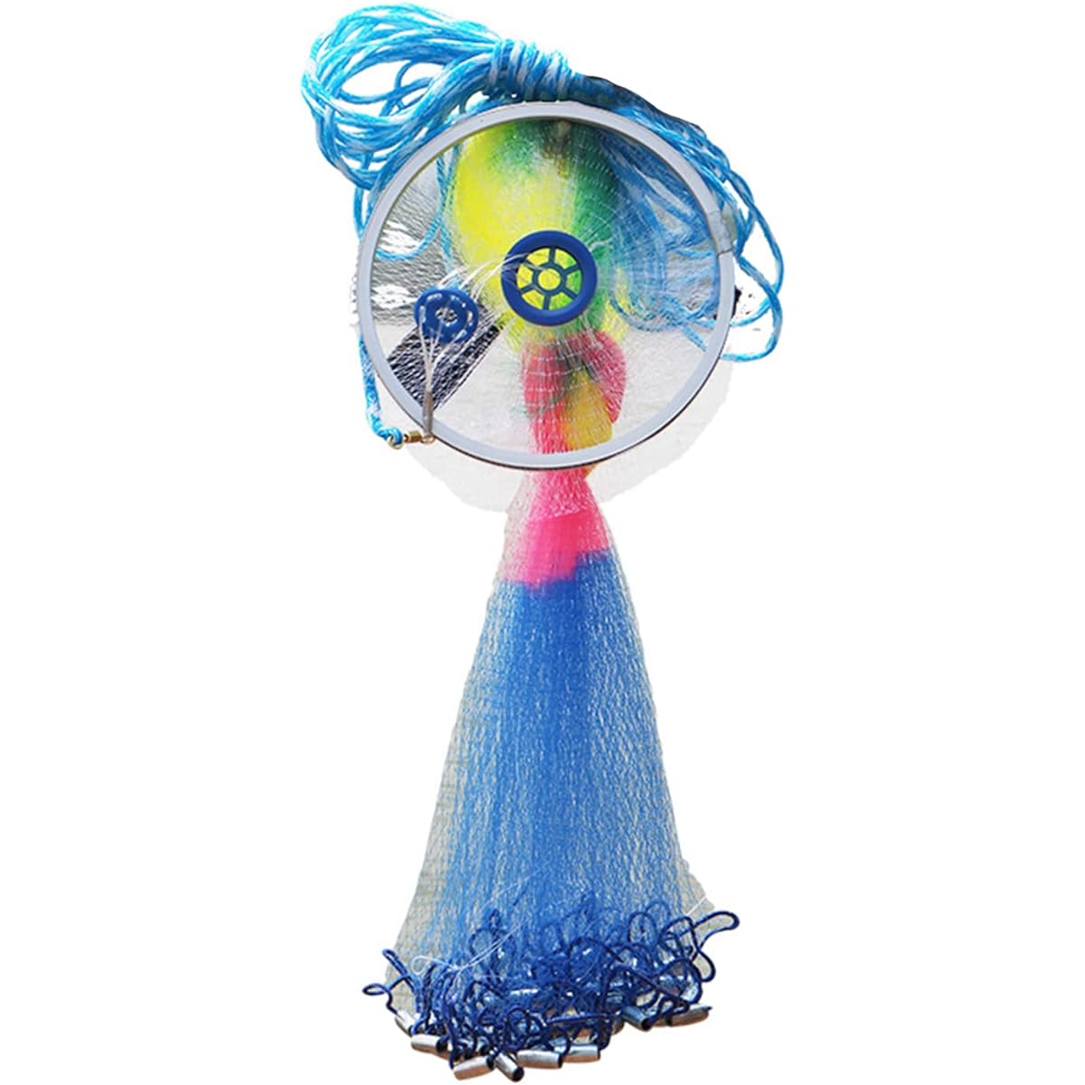 TOMMYFIELD Throwing Net Hand Throwing Net Fishing Net Sea Fish Catching Device Throwing Nylon Hand Throwing Net Fishing