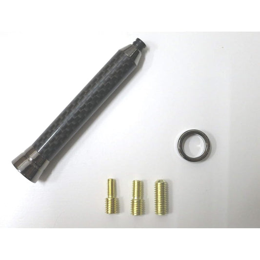 Short Antenna Real Carbon Chrome Extension Type Nissan NV200 May 2009 - DRATCBCE-N200