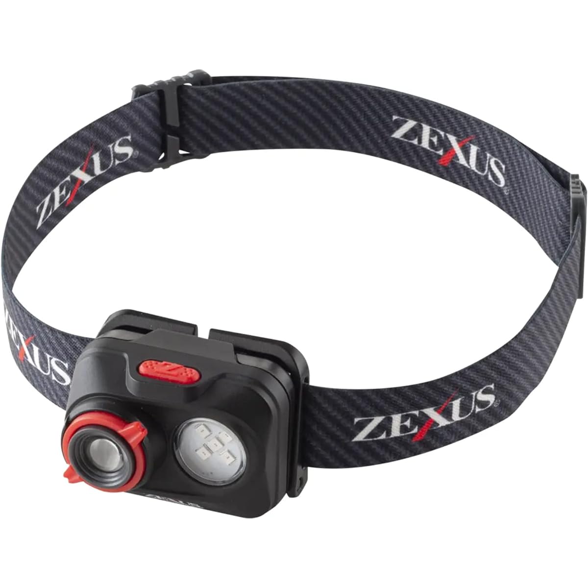 Fuji Touki ZEXUS LED Light ZX-195 [Maximum 400 lumens Main LED lighting time: Up to 37 hours White/Red]