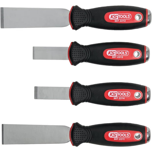 KS TOOLS STAINLESS STEEL Chisel scraper set 4 pcs STAINLESS STEEL Chisel scraper set 4 pcs 907.2210