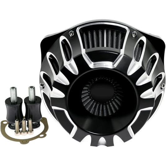HDBUBALUS Motorcycle Air Filter Air Cleaner Kit for Harley Touring Dyna Softail