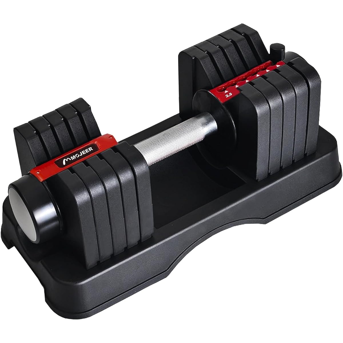 Adjustable dumbbell 5.5kg/11kg/25kg Adjustable dumbbell set of 2 1.1~5.5kg/2.2~11kg/2.5~25kg 5/5/6 level adjustment Weight adjustment in 5 seconds Quick dumbbell muscle training-01