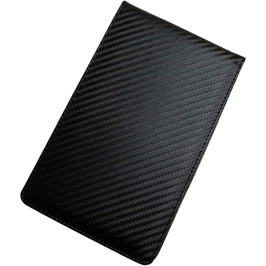 [AWESOME] Golf Yardage Book Cover Vertical Carbon Style Series Black ASGFT-CB01