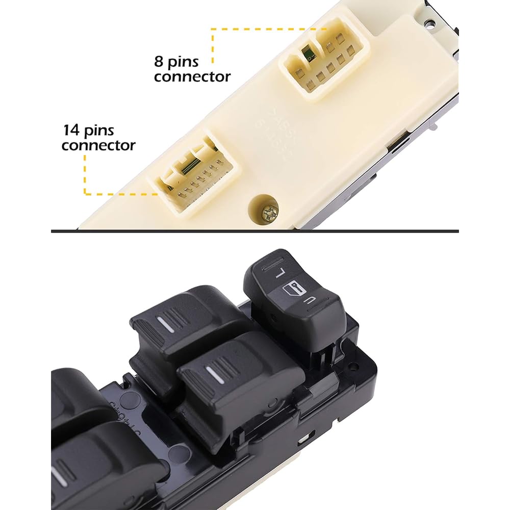 CHEVY COLORADO Power Window Master Switch Front left driver side for GMC CANYON HUMMER H3 06 - 10 25779767