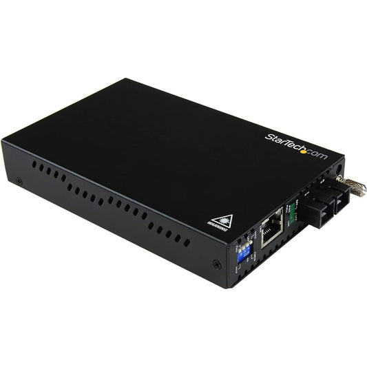 StarTech.com Gigabit Ethernet Optical Media Converter Multimode Support Up to 550m Extension RJ-45 (Female) to Fiber Optic SC Duplex (Female) ET91000SC2