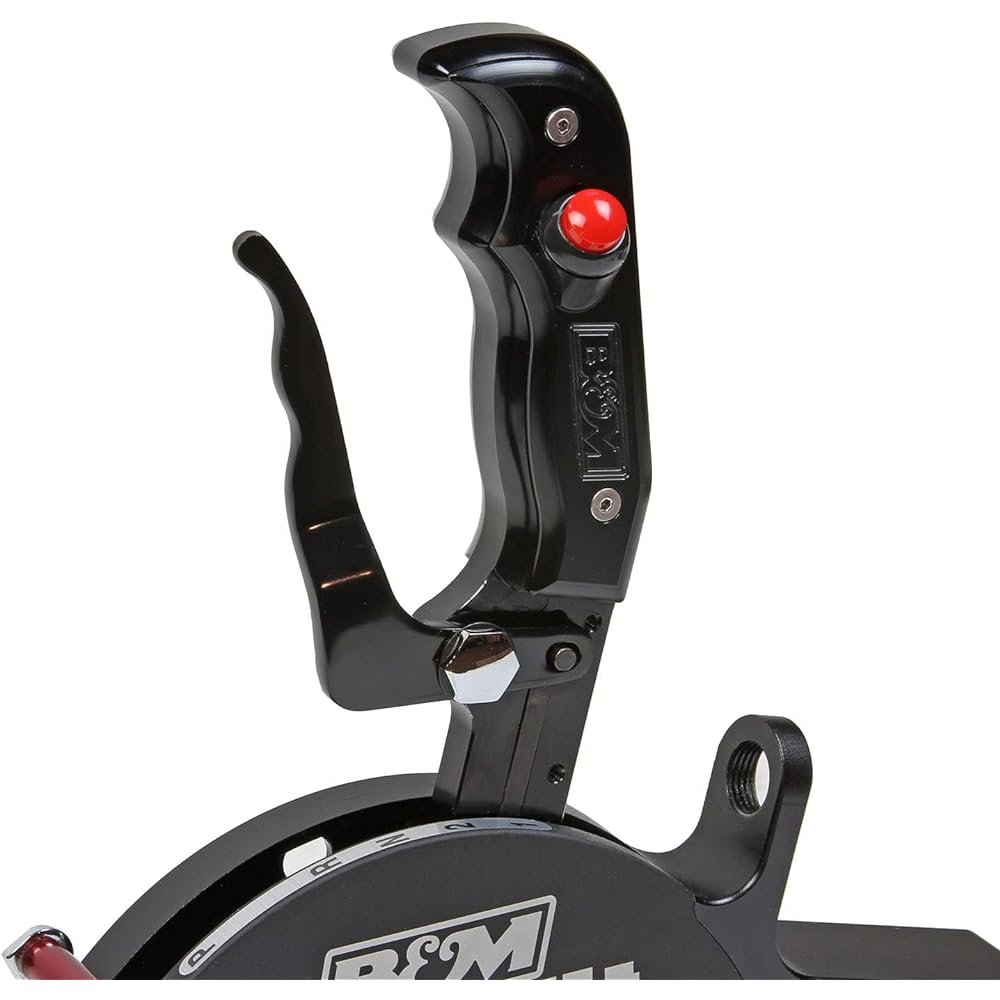 B & M magnum grip side plate 12V with button black 81063BM