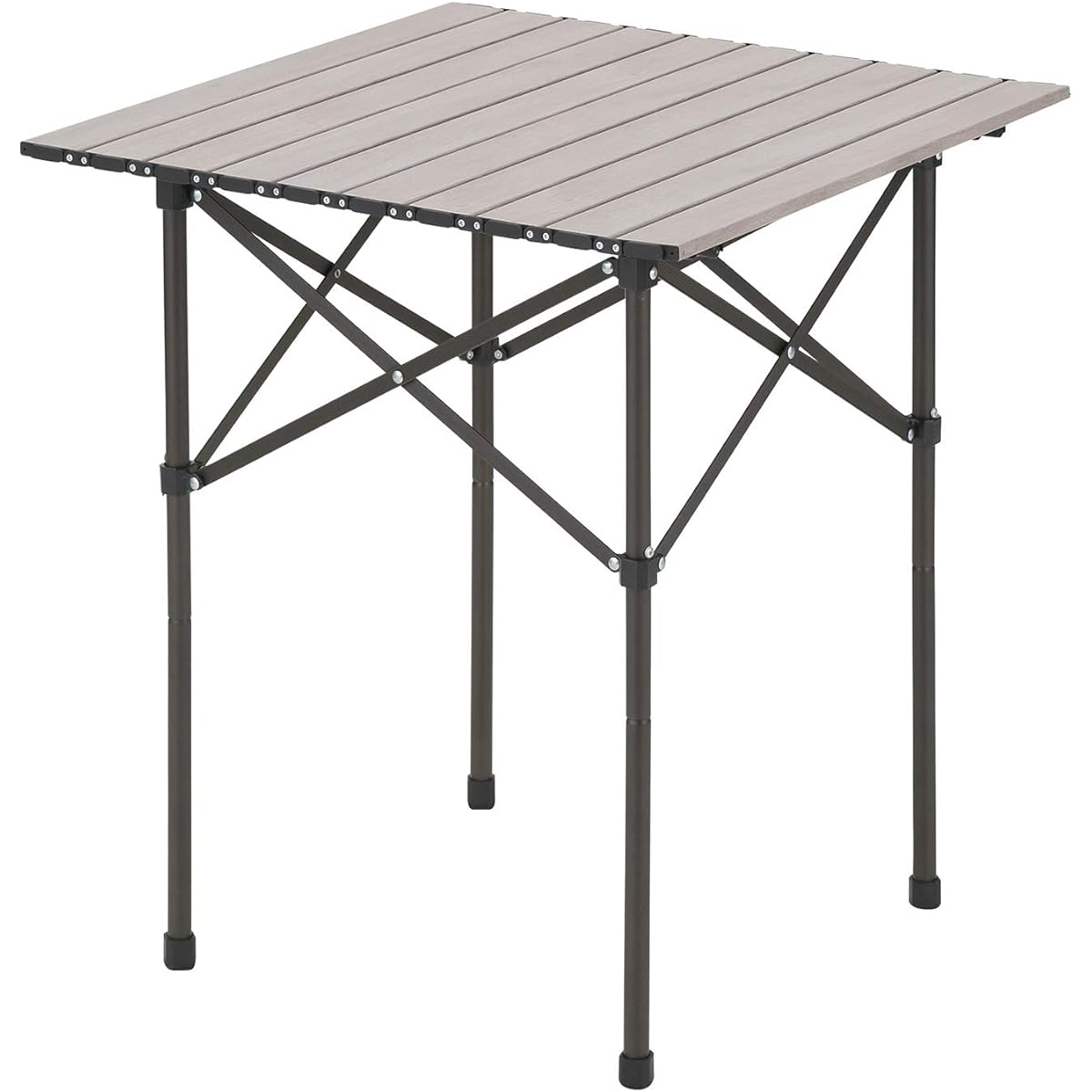 Takeda Corporation Wood-like Aluminum Roll Table 60 RT20-60 Alumite 58.5×58.5×65