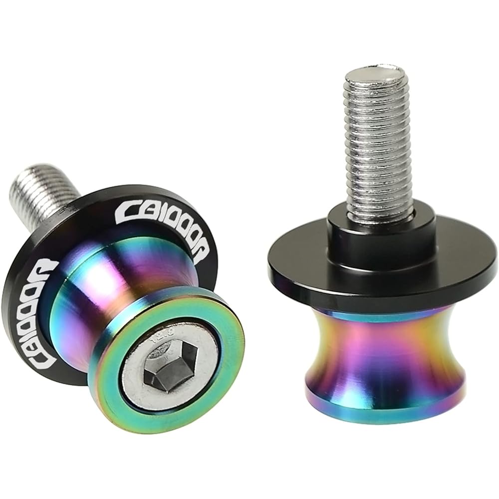 Stand Screw Slider M8 Swing Arm Stand Screw Motorcycle Swing Arm Spool Slider Suitable for Honda CB1000R CB 1000 R 2008 2009 2010 2011-2015 2016 (Color: A)