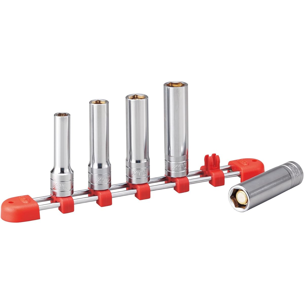 Kyoto Machinery Tools (KTC) 9.5mm (3/8 inch) Magnetic Deep Socket Set (Set of 5) TB3L05MGA