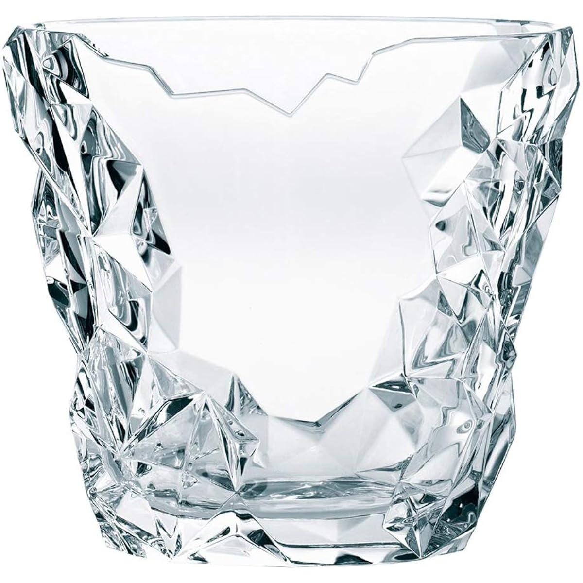 Nachtmann Vase Clear 21cm Sculpture Oval Base 90053