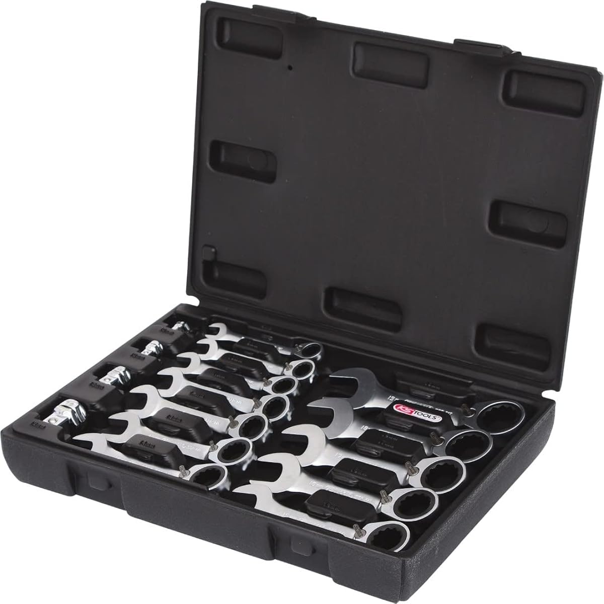 KS TOOLS GEARplus combination ratcheting spanner set stubby 6 pcs GEARplus combination ratcheting spanner set stubby 6 pcs 503.4653