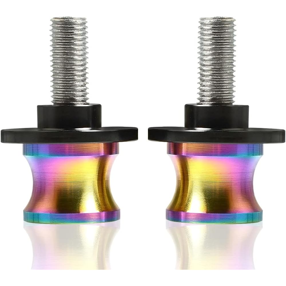Stand Screw Slider Motorcycle Bracket Screw Swing Arm Spool Slider Motorcycle Parts Perfect for BMW R1200GS LC R1200RT / SE K1600GT / GTLC650GT 2013-2018 (Color: 6mm multicolor)