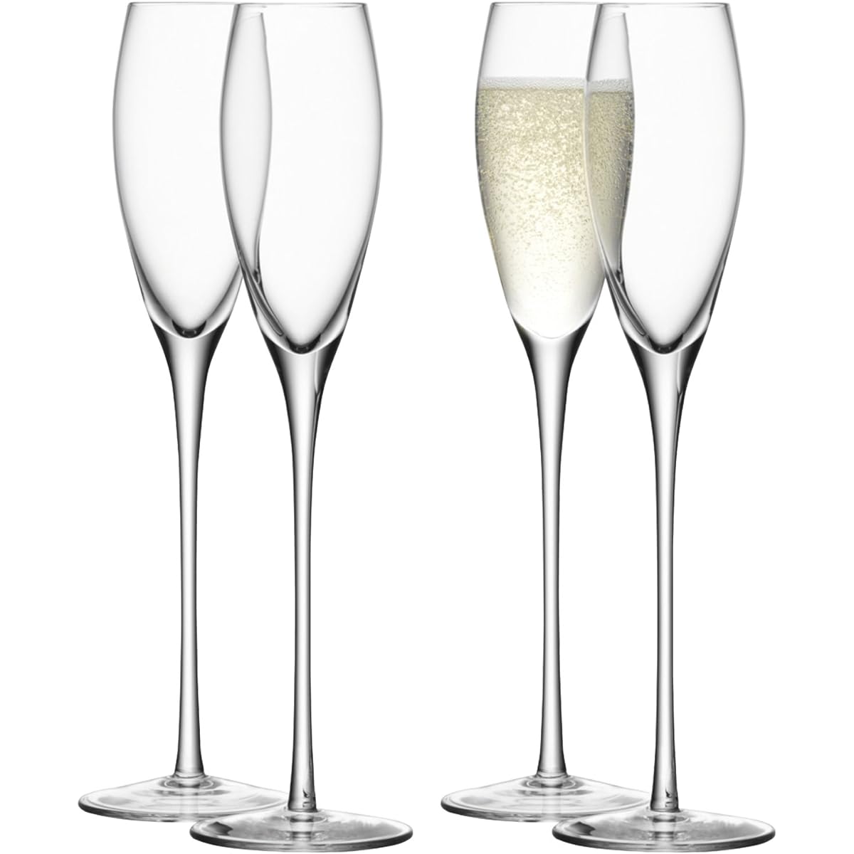 LSA Glass Wine Champagne Flute x 4 G279-07-991