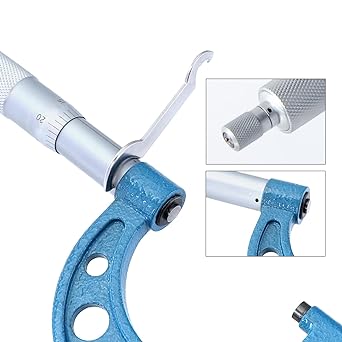 RUITOOL external micrometer set 0-4 inch range 0.00 inch range Ratchetstop with a craftsman with a crafted micrometer Precision ball Micrometer tool 4 pieces