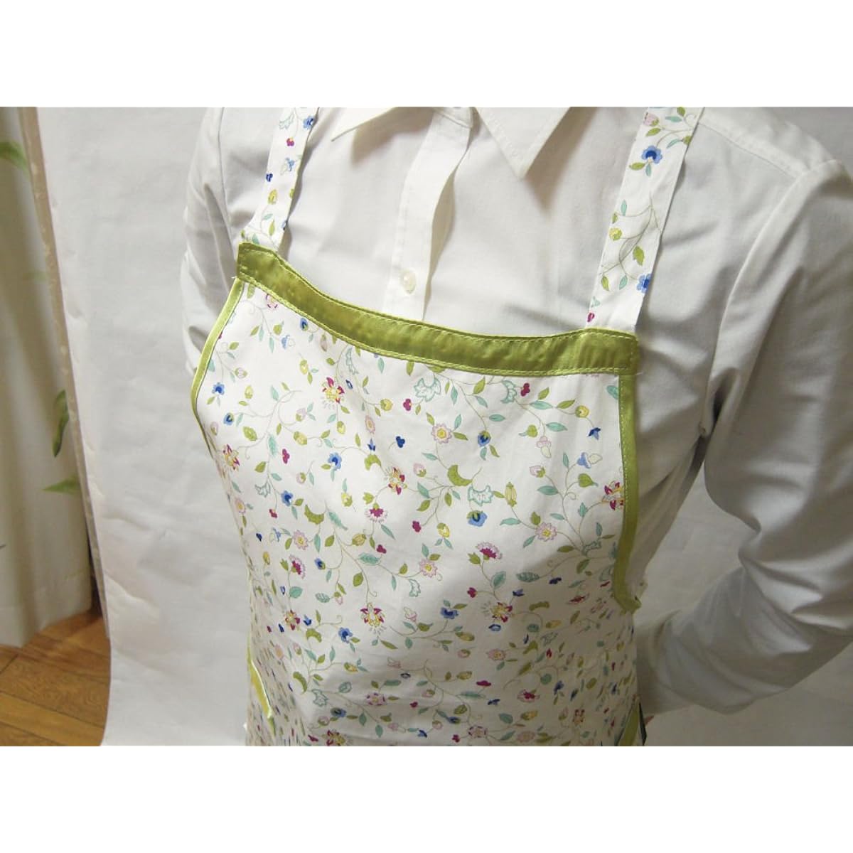 Kawashima Textile Cercon MINTON Apron Haddon Hall Anniversary Product Number JMY1242 I (Ivory) Approx. Length 84 x Width 75 cm