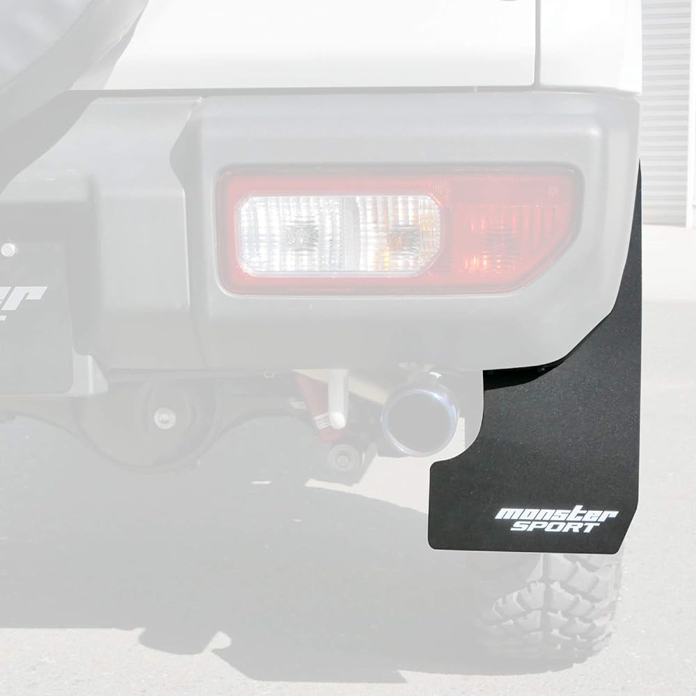 MONSTER SPORT Mud Flap Set Black Jimny [JB64W] 787500-5500MK