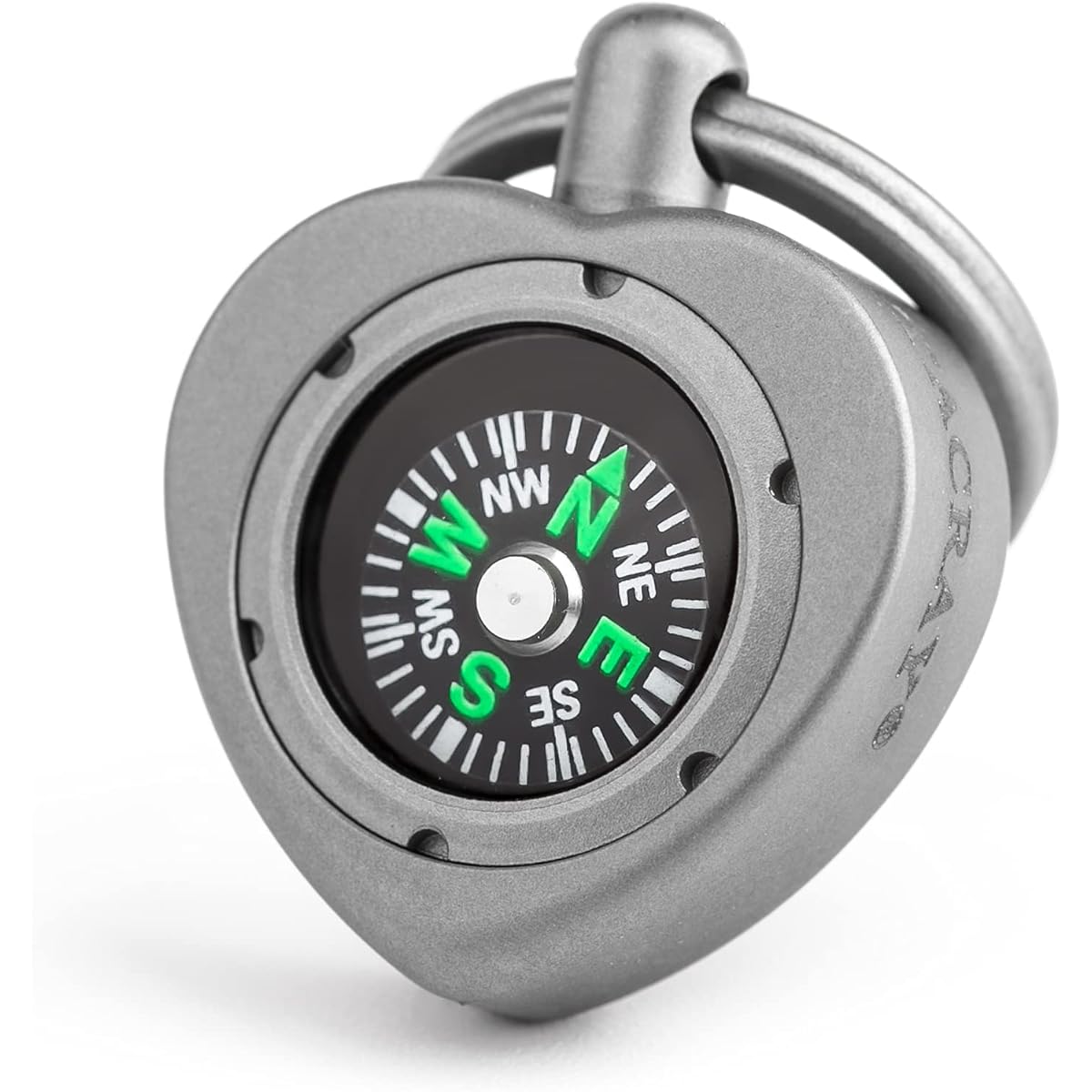 TIMULTI Titanium Compass Compass Lightweight Waterproof Outdoor Compass Guide Portable Goods Gift