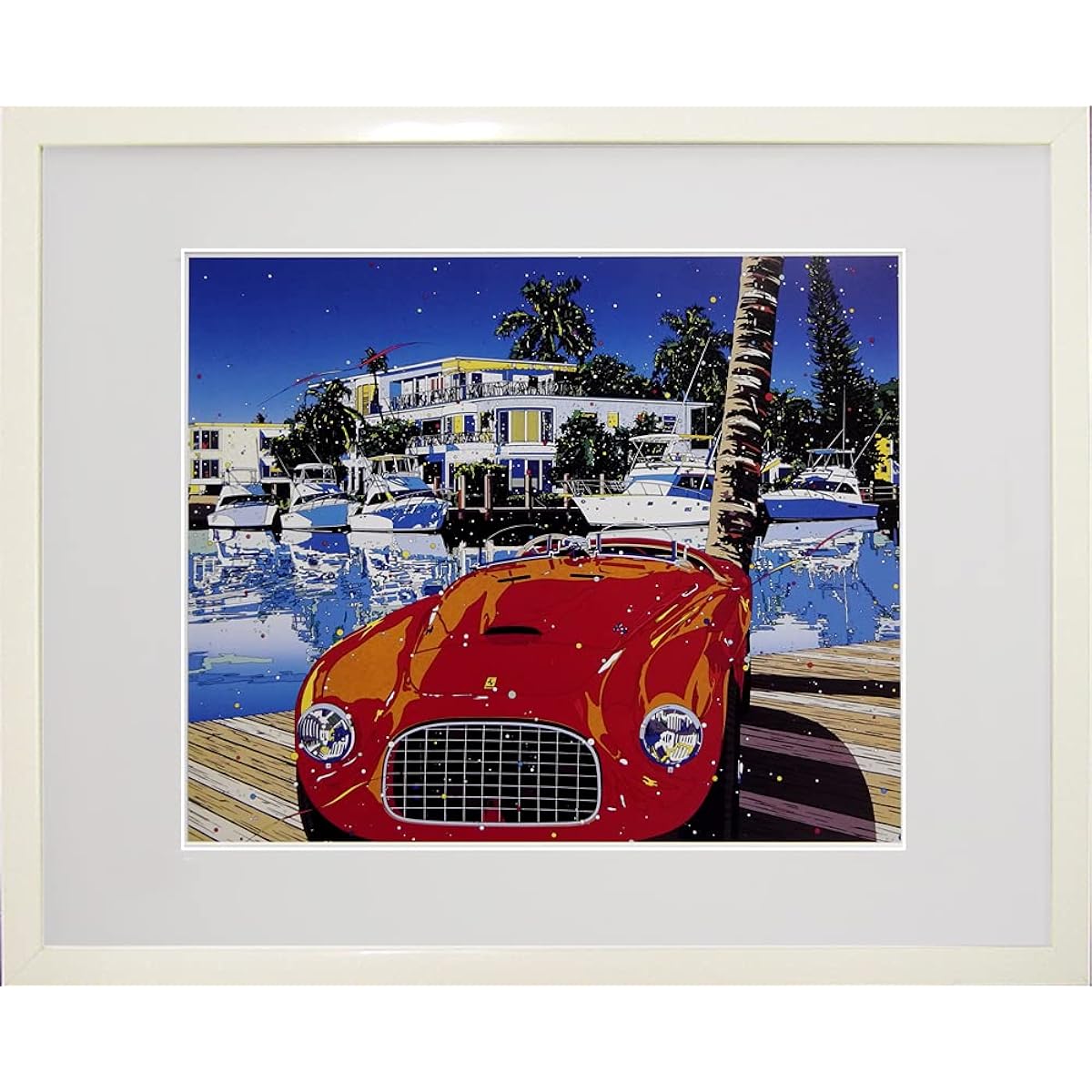 Hideto Suzuki ◆ [Passing Through Miami] ◆ Art print ◆ Framed