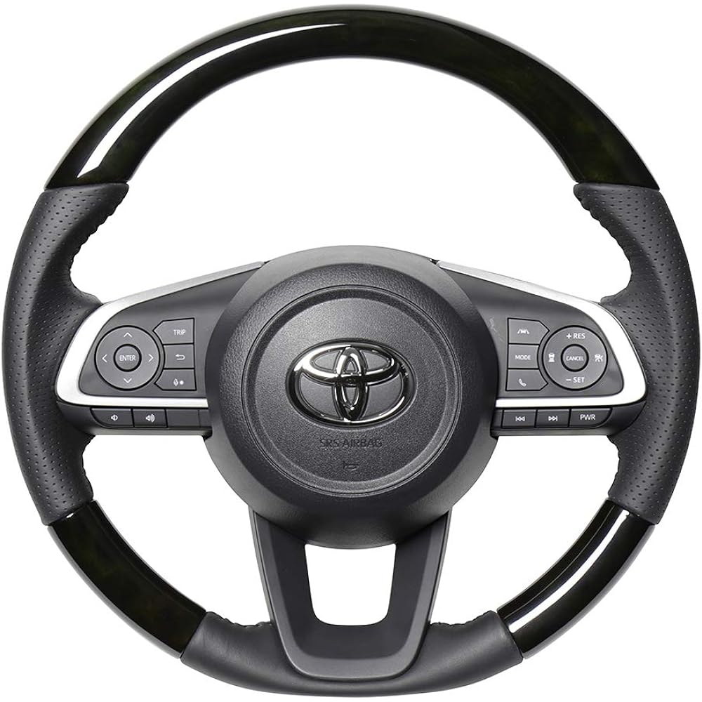 REAL Steering [Rise (200 series) / Roomy (late 900 series) / Justy (late 900 series)] Blackwood TYD-BKW-BK