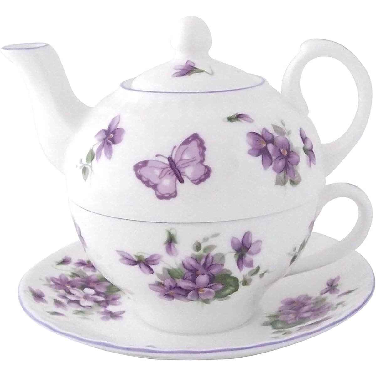 Aynsley English Violet Tea for One Approx. 300ml ENVI00816C