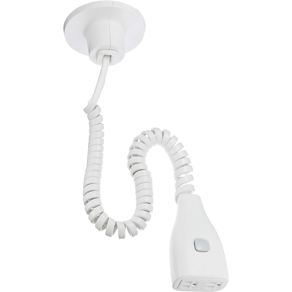 Panasonic Grounding Reeler Outlet Grounding 2P15A with Hook Cap, 1.8m White WG871281W