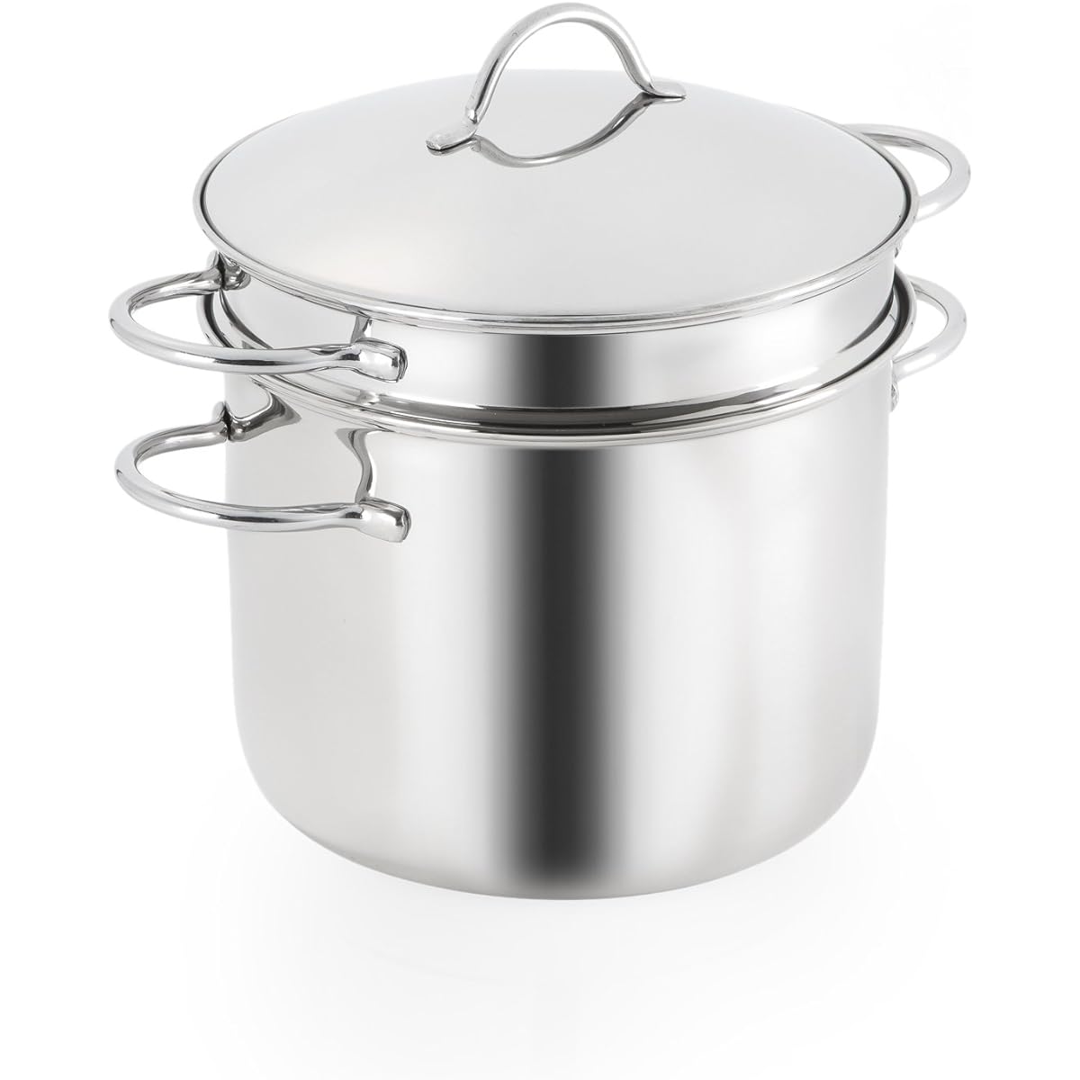 Barazzoni Pasta Pot Stainless Steel For Direct Fire ∅22 x H21.2cm Pasta Pot PASTAMANIA 401048022