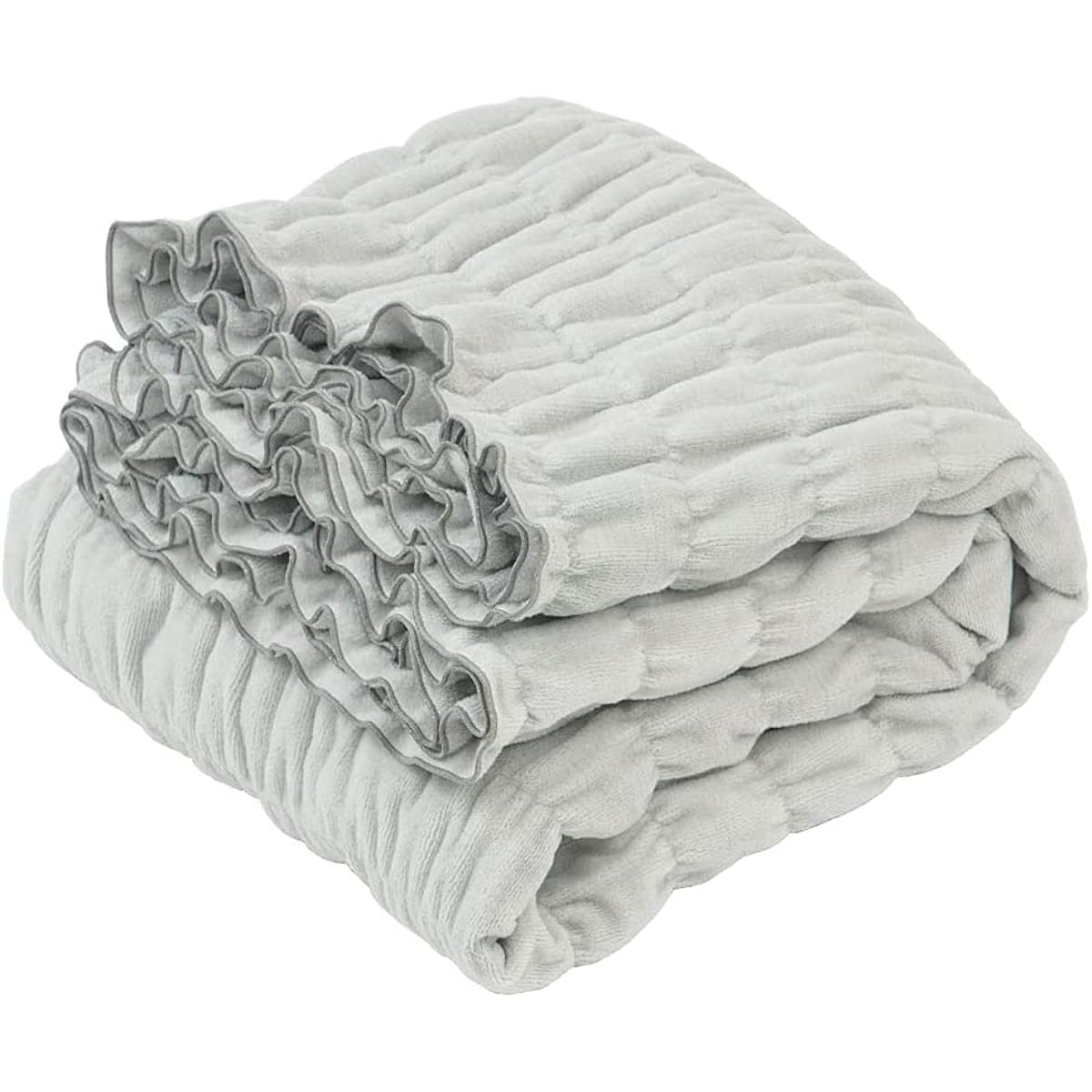 Romance Kosugi Cotton Blanket, Heat-generating Cotton, Fluffy Blanket, Single [Original Color] Made in Japan 140 x 200cm 3430-2016-2950 (Shiny Gray) (Shiny Gray 3430-2016-2950)