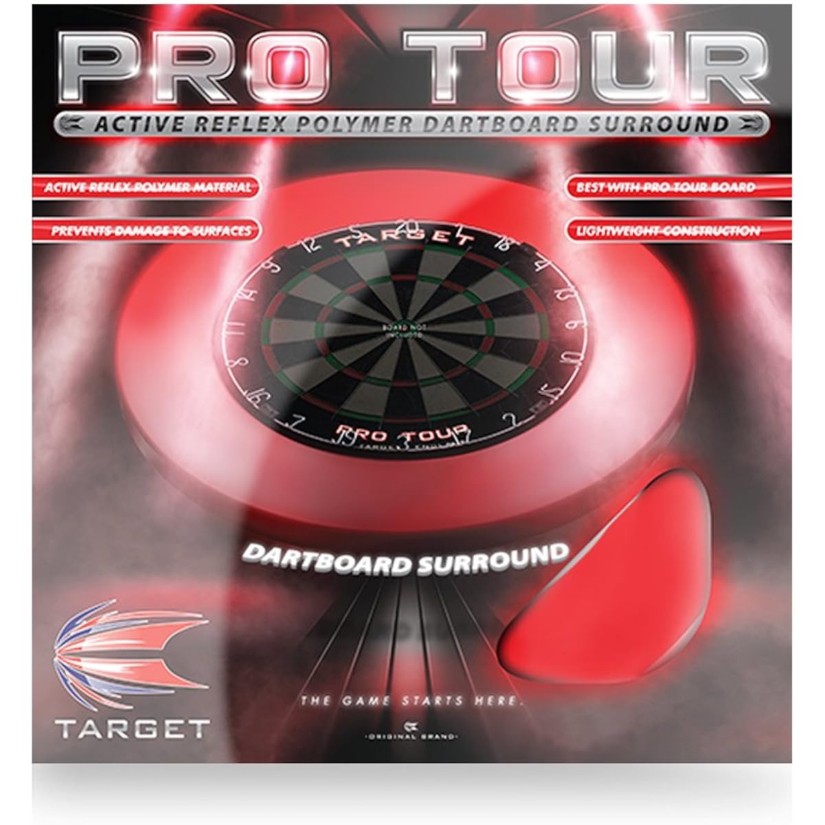 TARGET dart board TARGET PRO TOUR SURROUND BLACK