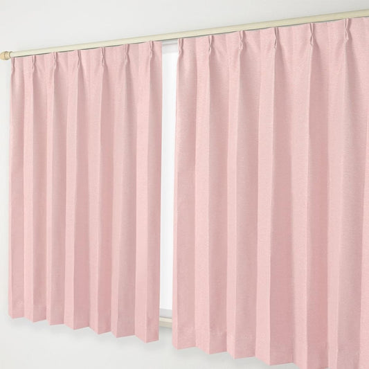 Natural Blackout Curtains, A Hooks, Width 59.1 x Length 92.5 inches (150 x 235 cm), Set of 2, 03
