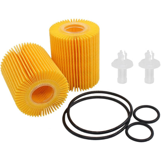 Newyall 04152-YZZA5 Engine oil filter Element Gasket with seal O-ring set 2 packs